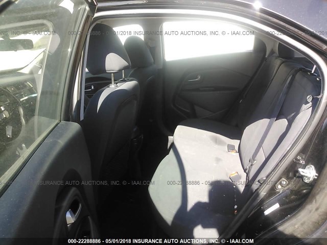 KNADN5A36D6195806 - 2013 KIA RIO EX/SX BLACK photo 8