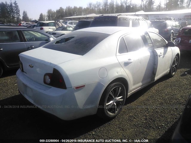 1G1ZA5E17BF314787 - 2011 CHEVROLET MALIBU LS 白色 照片 4
