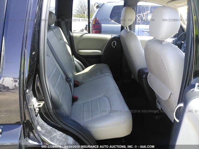 1J4GL38K33W581261 - 2003 JEEP LIBERTY RENEGADE BLACK photo 8