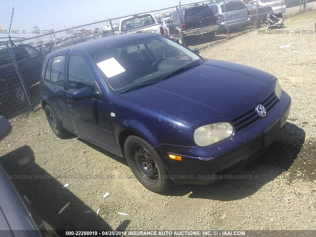 9BWFK61J334014086 - 2003 VOLKSWAGEN GOLF GL Dark Blue photo 1