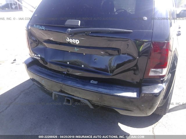 1J4HR48N86C261510 - 2006 JEEP GRAND CHEROKEE LAREDO/COLUMBIA/FREEDOM 黑色 照片 6