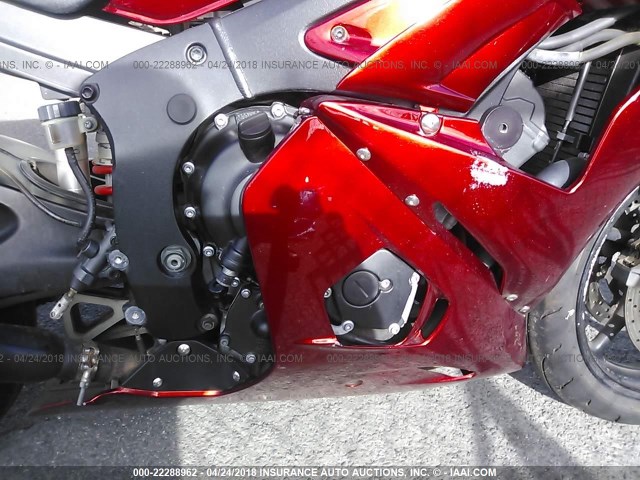 JYARJ06Y74A002728 - 2004 YAMAHA YZFR6 L RED photo 8