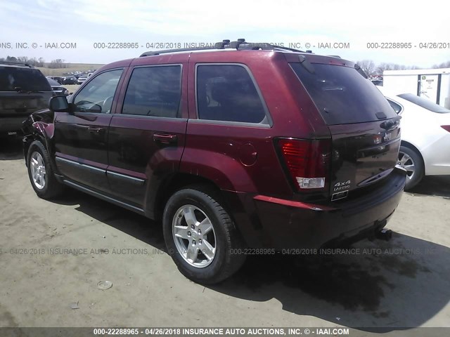 1J8GR48K97C507448 - 2007 JEEP GRAND CHEROKEE LAREDO/COLUMBIA/FREEDOM 红色 照片 3