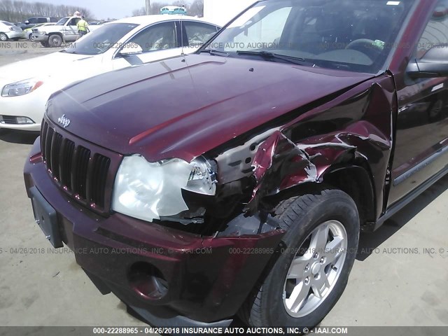 1J8GR48K97C507448 - 2007 JEEP GRAND CHEROKEE LAREDO/COLUMBIA/FREEDOM 红色 照片 6