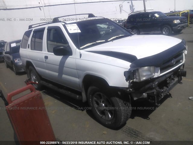 JN8AR07Y6YW415522 - 2000 NISSAN PATHFINDER LE/SE/XE WHITE photo 1