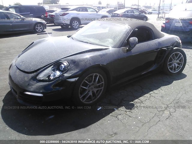 WP0CA2A81EK120749 - 2014 PORSCHE BOXSTER BLACK photo 2