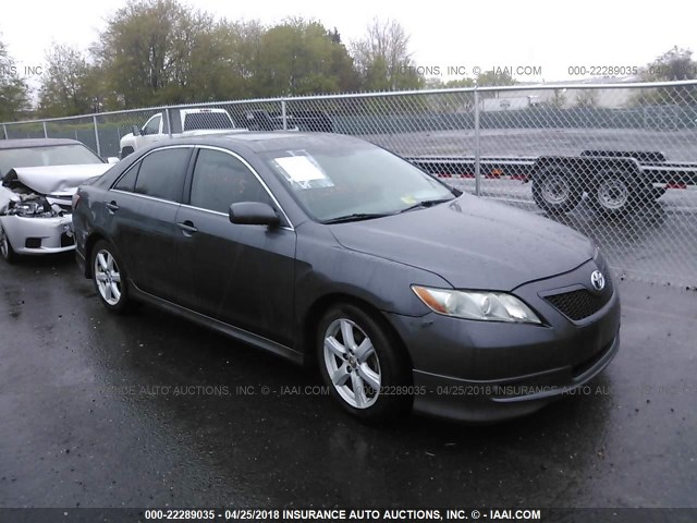 4T1BK46KX7U557774 - 2007 TOYOTA CAMRY NEW GENERAT LE/XLE/SE GRAY photo 1