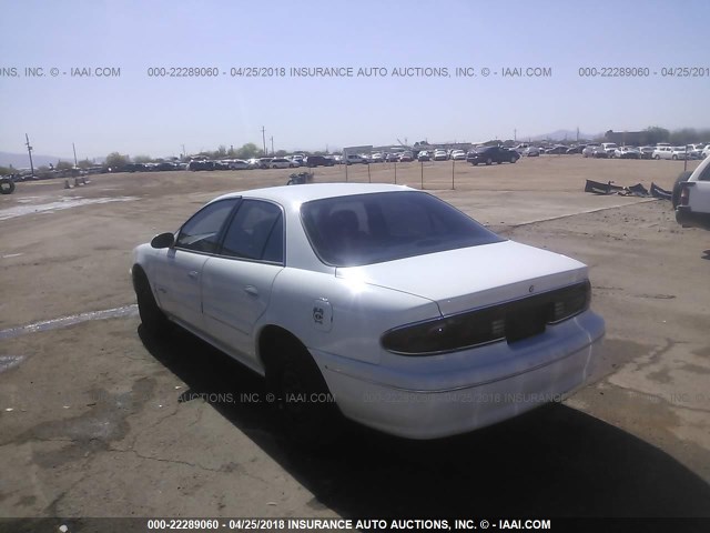 2G4WS52J1Y1106749 - 2000 BUICK CENTURY CUSTOM WHITE photo 3