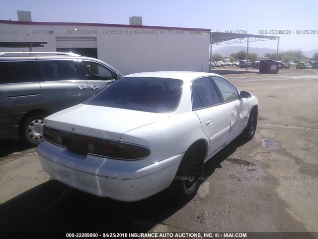 2G4WS52J1Y1106749 - 2000 BUICK CENTURY CUSTOM WHITE photo 4