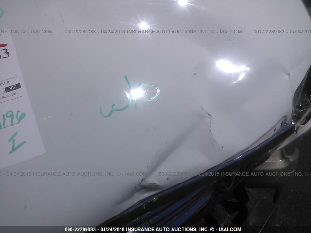 1FMEU64E67UA34767 - 2007 FORD EXPLORER EDDIE BAUER WHITE photo 10