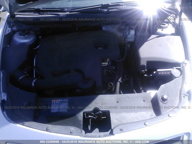 1G1ZC5EU7CF141410 - 2012 CHEVROLET MALIBU 1LT 银色 照片 10