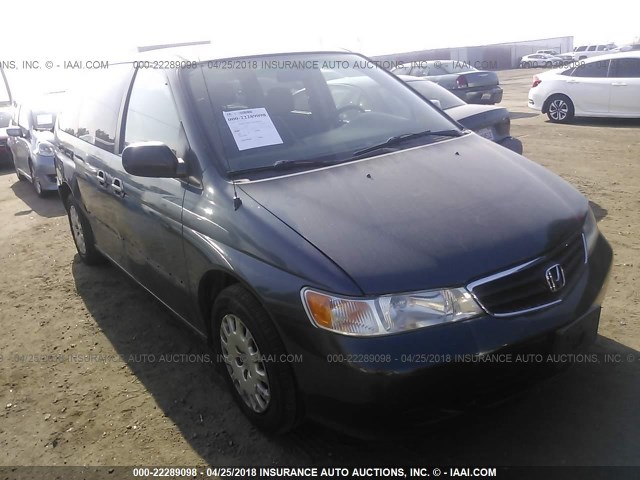 5FNRL18564B101359 - 2004 HONDA ODYSSEY LX BLUE photo 1