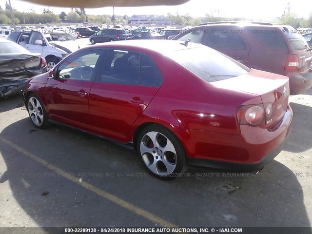 3VWDA71K99M024361 - 2009 VOLKSWAGEN GLI წითელი ფოტო 3