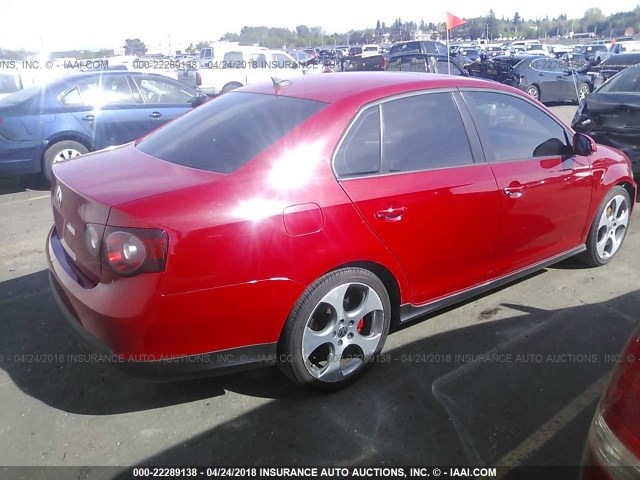 3VWDA71K99M024361 - 2009 VOLKSWAGEN GLI წითელი ფოტო 4