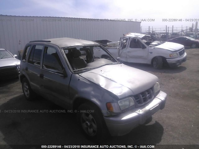 KNDJA723515054674 - 2001 KIA SPORTAGE SILVER photo 1