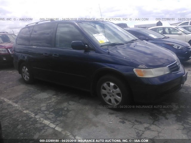 5FNRL18093B115355 - 2003 HONDA ODYSSEY EXL ლურჯი ფოტო 1