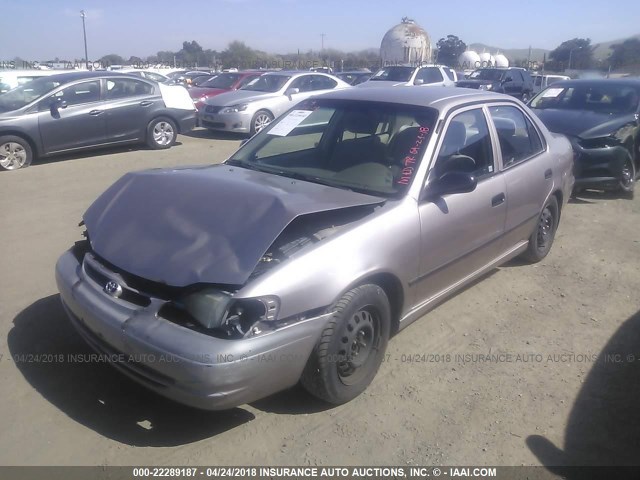 1NXBR12E1WZ097672 - 1998 TOYOTA COROLLA VE/CE/LE BROWN photo 2