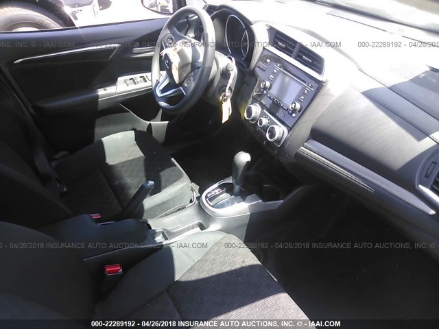 3HGGK5H57FM760018 - 2015 HONDA FIT LX Gri fotoğraf 5