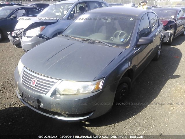 1G8AL55F96Z107892 - 2006 SATURN ION LEVEL 3 GRAY photo 2