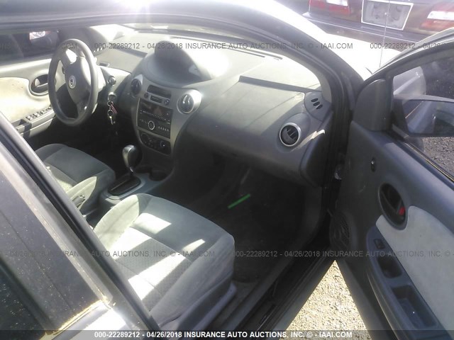 1G8AL55F96Z107892 - 2006 SATURN ION LEVEL 3 GRAY photo 5