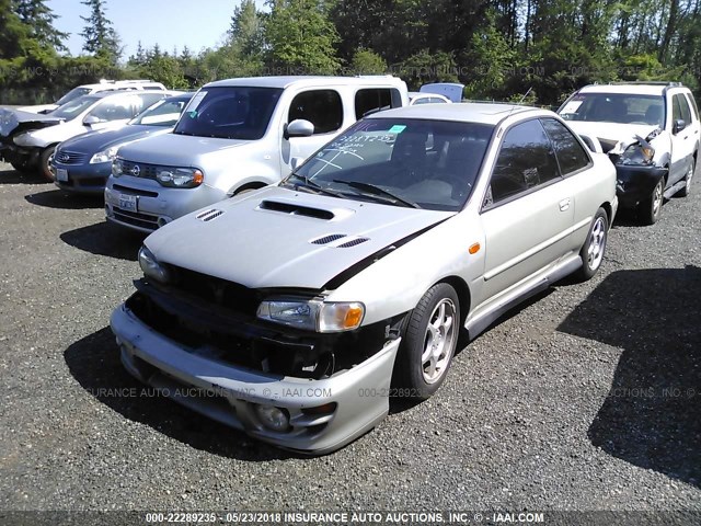 JF1GM6754YG403074 - 2000 SUBARU IMPREZA RS TAN photo 2