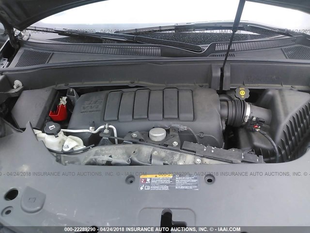 1GNKRFKD3EJ275579 - 2014 CHEVROLET TRAVERSE LS GRAY photo 10