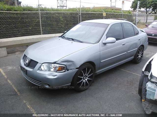 3N1AB51D44L473019 - 2004 NISSAN SENTRA SE-R SPEC V GRAY photo 2