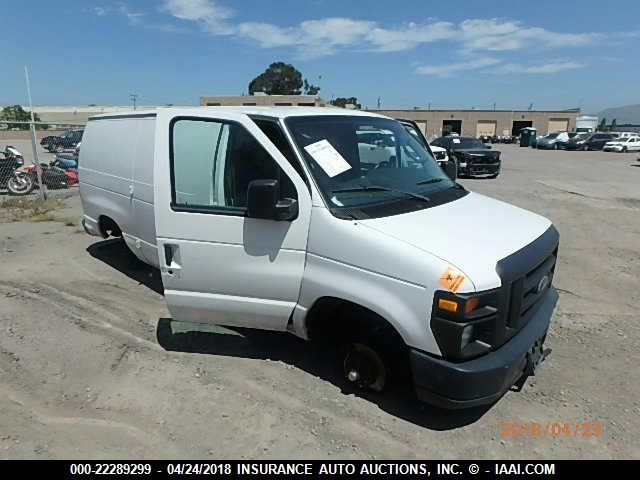 1FTNE2EL6BDB19852 - 2011 FORD ECONOLINE E250 VAN WHITE photo 1