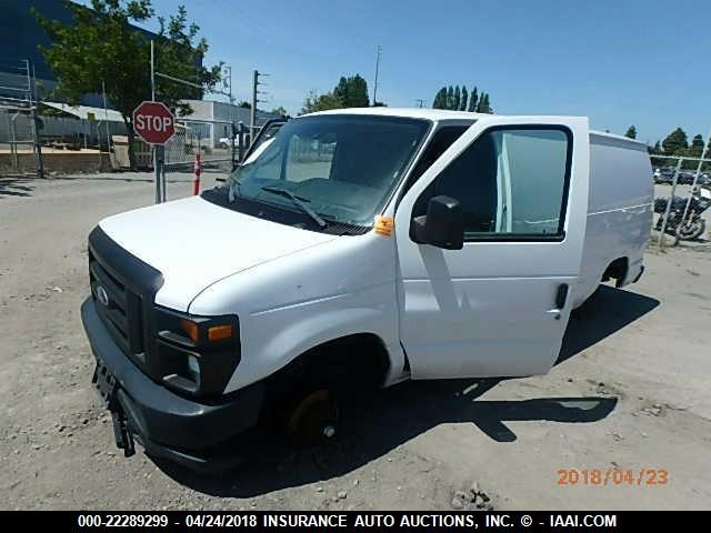 1FTNE2EL6BDB19852 - 2011 FORD ECONOLINE E250 VAN WHITE photo 2