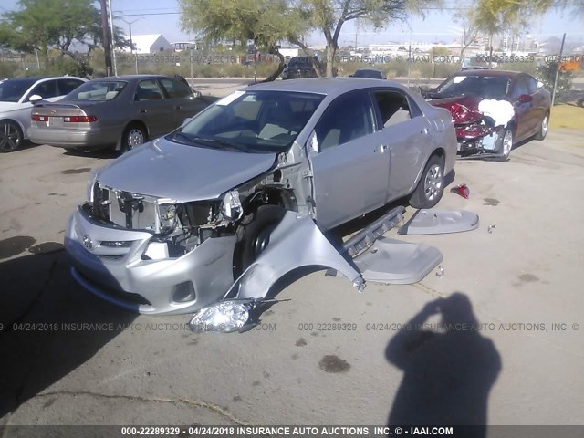 JTDBU4EE6B9164313 - 2011 TOYOTA COROLLA S/LE SILVER photo 6