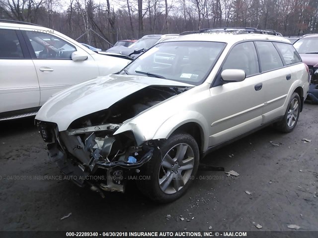 4S4BP61C177344904 - 2007 SUBARU LEGACY OUTBACK 2.5I GOLD photo 2