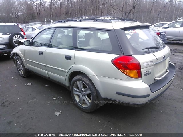 4S4BP61C177344904 - 2007 SUBARU LEGACY OUTBACK 2.5I GOLD photo 3