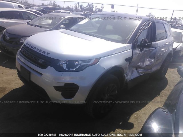 SALCP2BG6GH589929 - 2016 LAND ROVER DISCOVERY SPORT SE SILVER photo 2