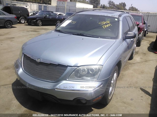 2C8GF68495R350553 - 2005 CHRYSLER PACIFICA TOURING BLUE photo 2