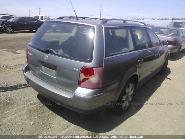 WVWWH63B83E165627 - 2003 VOLKSWAGEN PASSAT GLX 灰色 照片 4