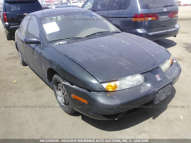 1G8ZH52822Z128703 - 2002 SATURN SL1 GREEN photo 1