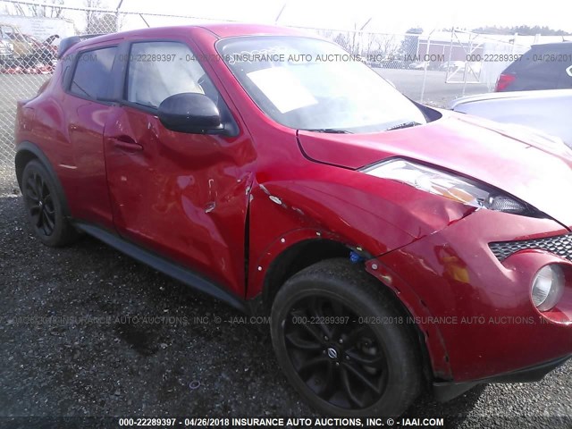 JN8AF5MV4ET363465 - 2014 NISSAN JUKE S/SV/SL/NISMO RED photo 6