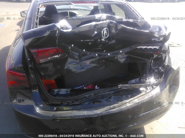 19UUB1F35GA001671 - 2016 ACURA TLX BLACK photo 6