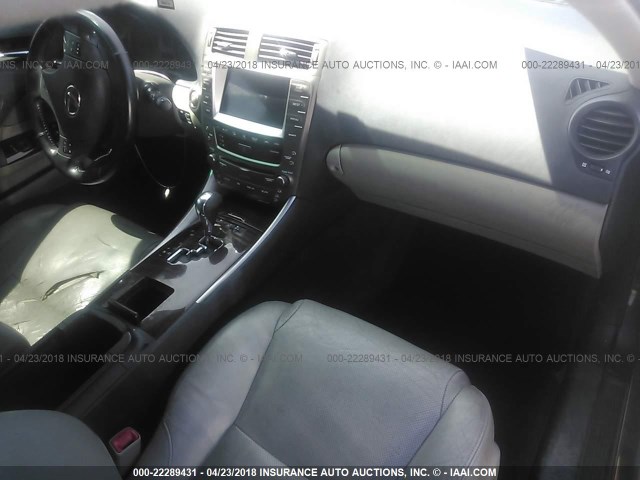 JTHBK262665018374 - 2006 LEXUS IS 250 GRAY photo 5