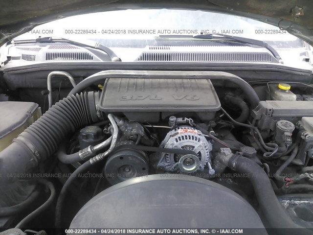 1J8HG48K97C511381 - 2007 JEEP COMMANDER GREEN photo 10