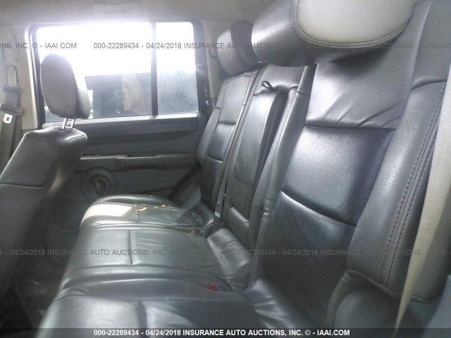 1J8HG48K97C511381 - 2007 JEEP COMMANDER GREEN photo 8