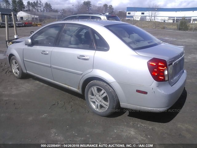 KL5JJ56Z66K299663 - 2006 SUZUKI FORENZA PREMIUM SILVER photo 3