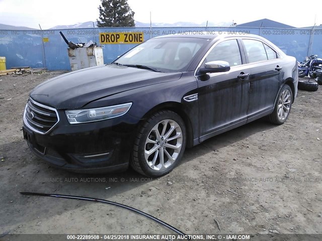 1FAHP2J83DG128721 - 2013 FORD TAURUS LIMITED BLACK photo 2