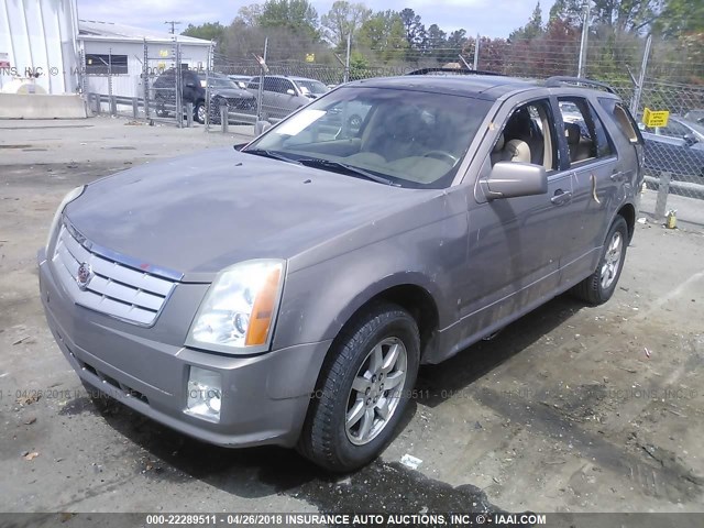 1GYEE637160154884 - 2006 CADILLAC SRX GRAY photo 2