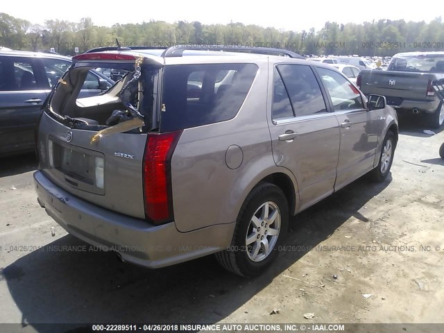 1GYEE637160154884 - 2006 CADILLAC SRX GRAY photo 4