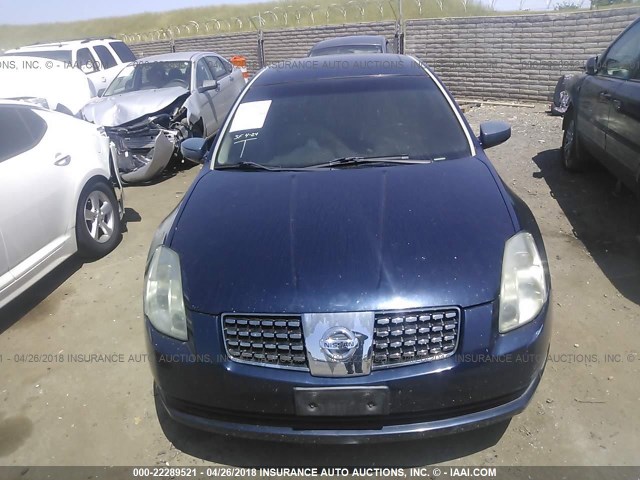 1N4BA41E65C870449 - 2005 NISSAN MAXIMA SE/SL Dark Blue photo 6