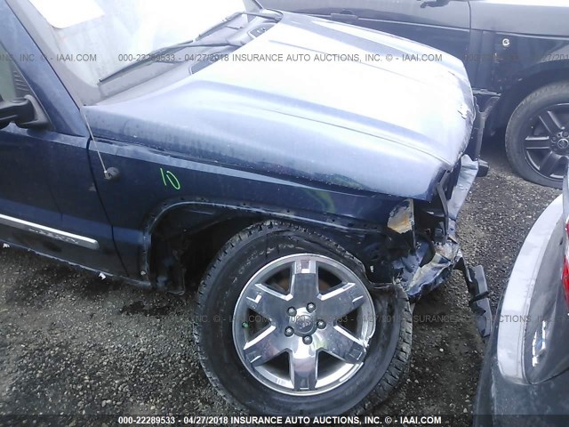 1J8GL58K55W518403 - 2005 JEEP LIBERTY LIMITED BLUE photo 6