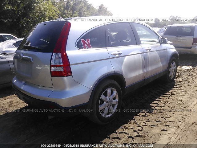 JHLRE48799C014415 - 2009 HONDA CR-V EXL SILVER photo 4