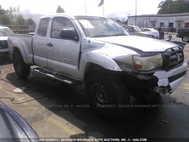 5TEUU42N28Z498185 - 2008 TOYOTA TACOMA ACCESS CAB Արծաթագույն լուսանկար 1