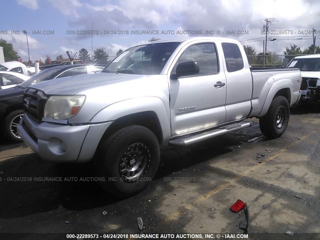 5TEUU42N28Z498185 - 2008 TOYOTA TACOMA ACCESS CAB Արծաթագույն լուսանկար 2